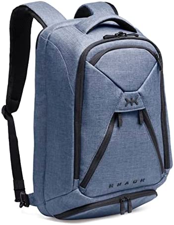 Knack Series 1 Two-In-One Expandable Travel and Work Laptop Backpack (Indigo Blue, Small)