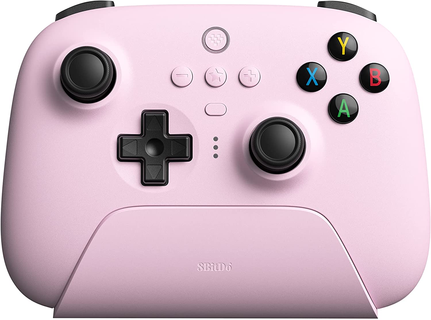 8Bitdo Ultimate 2.4g Wireless Controller with Charging Dock, 2.4g Controller for Windows, Android, Steam Deck & Raspberry Pi (Pastel Pink)