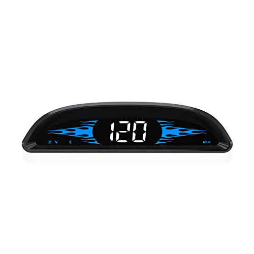 Autopmall Digital GPS Speedometer, Universal 4.0'' HD Car HUD Head Up Display with Speed MPH/KM Unit Switch, Direction, Driving Distance, Overspeed Alarm,USB Plug & Play for All Vehicle(G2)