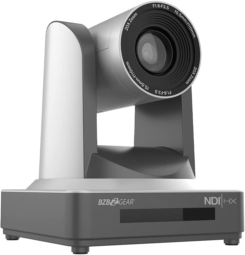 BZB GEAR BG-ND-20XHSRP PTZ 1080P NDI HDMI 3G-SDI RS232 IP Live Streaming Camera with POE (20X Optical Zoom)