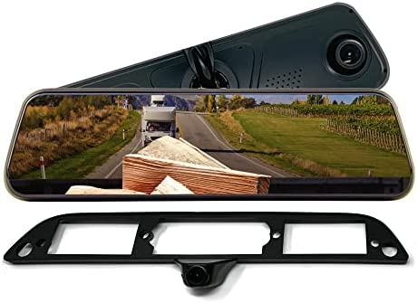 Brandmotion FullVUE Mirror and Camera System for Ford F-150 2015-Current Super Duty 2017-Current FVMR-1181 Always Recording Dash / 3rd Brake Light Cargo Bed Cameras w/Touch Mirror and G-Shock Sensor