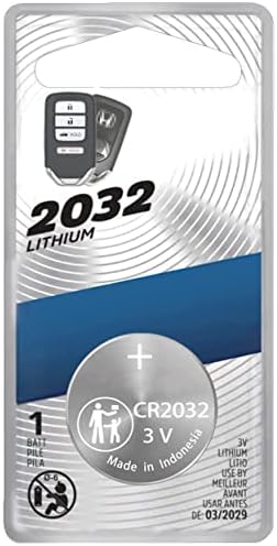 CR2032 2032 REMOTE KEY FOB BATTERY OEM Replacement Compatible with Honda 2013-2021+ Accord Civic Odyssey CR-V HR-V Fit Pilot Prox Smart Key Fob fits with FCC ID KR5V2X - (W. INSTRUCTIONS)