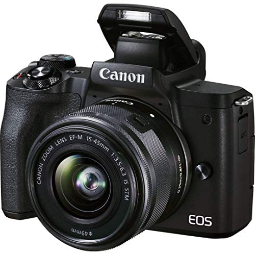 Canon EOS M50 Mark II + EF-M 15-45mm is STM Kit Black