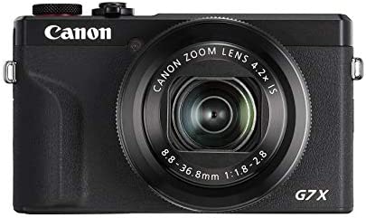 Canon PowerShot Vlogging Camera [G7 X Mark III] 4K Video Streaming Camera, Vertical 4K Video Support with Wi-Fi, NFC and 3.0-inch Touch Tilt LCD, Black