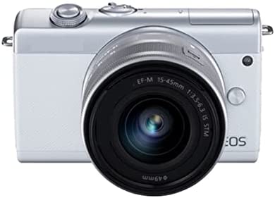 DYOSEN Digital Camera M200 Mirrorless Digital Camera with 15-45mm Lens Camera Digital Camera Photography (Color : White)