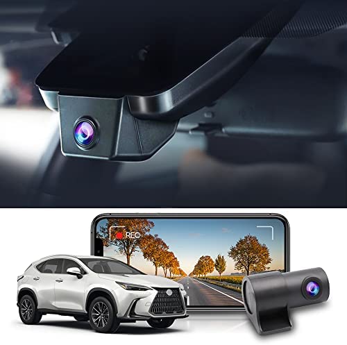 Fitcamx Front 2160P+Rear 1080P Dash Cam Suitable for 2023 Lexus RX RX350 RX350h RX500h Premium Luxury F Sport (Gen5/AL30), OEM Look, Dual HD Video, Loop Recording WiFi, Parking Mode, 128GB Card