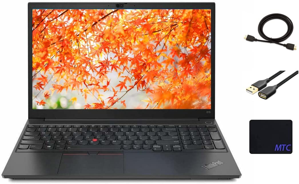 Lenovo ThinkPad E15 Gen 3 15.6" FHD Laptop, AMD Ryzen 7-5700U(up to 4.3 GHz), Octa-Core(8-Cores), 40GB DDR4 RAM, 2TB PCIe SSD, AMD Radeon Graphics, Windows 10/11 Pro, Black, with MTC PC Accessories