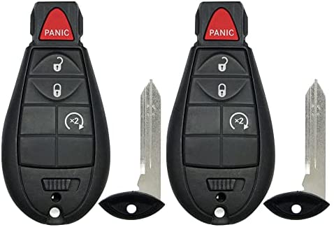 Lot of 2x New Replacement Keyless Remote Key Fob Compatible with & Fit For JEEP CHEROKEE 2014-2021