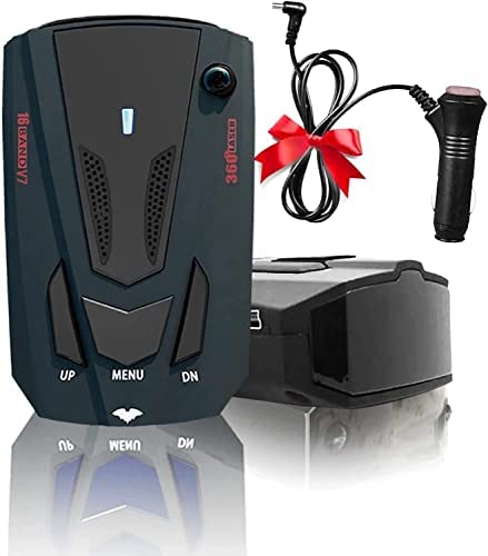 Newly Radar Detector for Cars, Driving Aids with Mute Memory, City/Highway Mode, Long Range Detection, Led Display, Ideal Gift for Cars (Black)