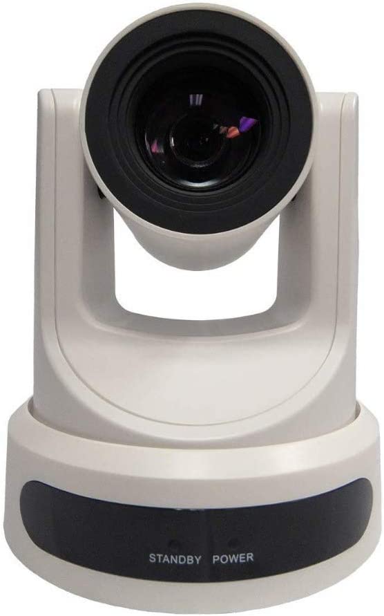 PTZOptics 20X-NDI-WH, 20x Lens Indoor 1080p NDI Camera, White