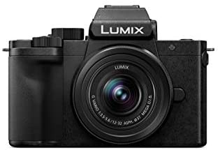 Panasonic LUMIX G100 4k Mirrorless Camera for Photo and Video, Built-in Microphone with Tracking, Micro Four Thirds Interchangeable Lens System, 12-32mm Lens, 5-Axis Hybrid I.S, DC-G100KK (Black)