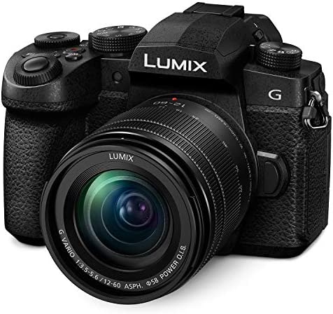 Panasonic LUMIX G95 20.3 Megapixel Mirrorless Camera, 12-60mm F3.5-5.6 Micro Four Thirds Lens, 5-Axis Dual I.S. 2, 4K 24p 30p Video, Pre-Installed V-Log L, 3” LCD Touchscreen - DC-G95MK (Black)