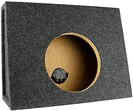 RI Audio Ported Vented 10" Subwoofer Truck Box Enclosure Single Sub 1" MDF Face