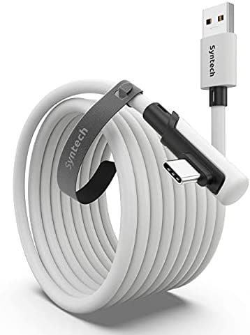 Syntech Link Cable 16 FT Compatible with Quest2/Quest Pro/Pico 4 Accessories and PC/Steam VR, High Speed PC Data Transfer, USB 3.0 to USB C Cable for VR Headset and Gaming PC