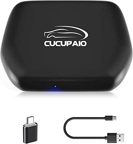 Wireless Carplay Adapter, Updated Wireless CarPlay Dongle for Cars with Original Factory CarPlay (Model Year: 2016 to 2022), 5.8GHz WiFi Auto Connect, Support iOS 8+, OTA Online Upgrade