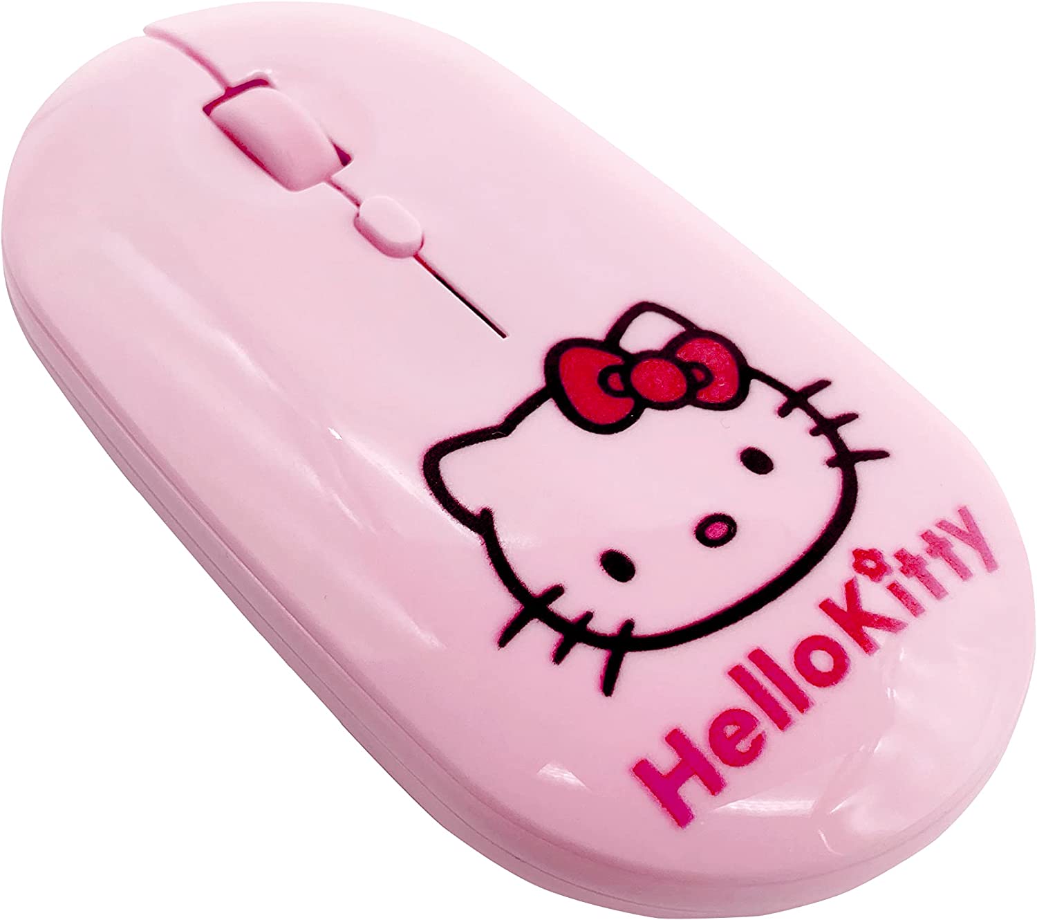 Zayaxe Hello Kitty Girl Pink Optical Mouse 2.4Ghz USB PC Gaming Mouse Slim Silent Universal for All Computers