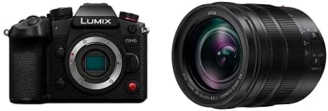 Panasonic LUMIX GH6 Mirrorless Micro Four Thirds Camera with Unlimited C4K/4K 4:2:2 10-bit Video Recording (DC-GH6BODY) + Leica DG Vario-ELMARIT 12-60mm F2.8-4.0 ASPH Lens (H-ES12060)